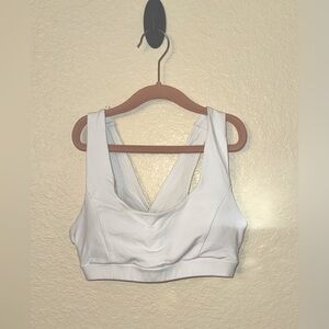 Forever 21 white sports bra, size small